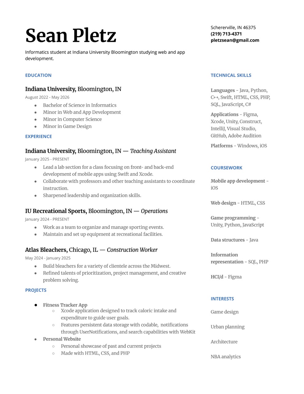 Resume