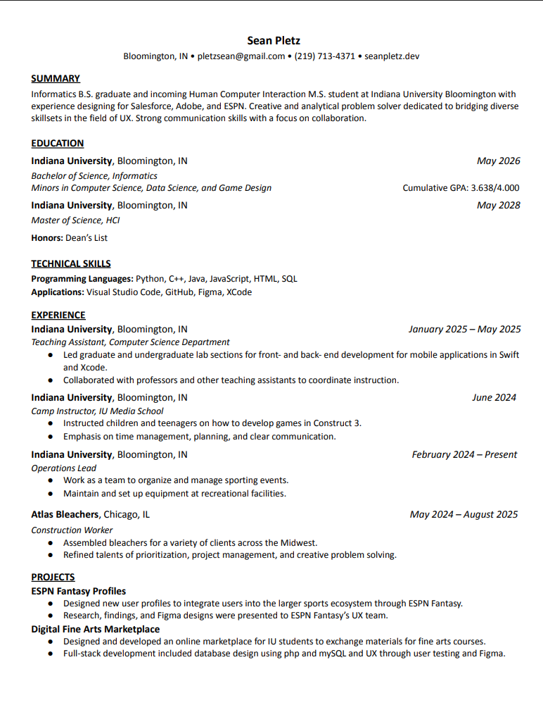 Resume
